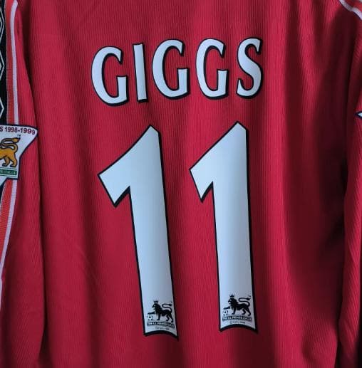 98/99 マンチェスター・ユナイテッド ホーム 長袖 11番 ライアン・ギグス