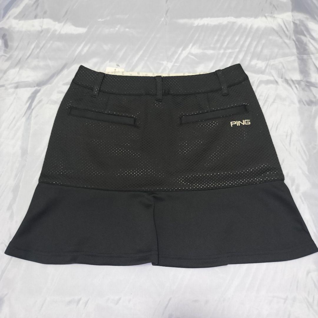 【新品】ピンゴルフ ハイネック長袖シャツ ダンボールスカート セットアップ S