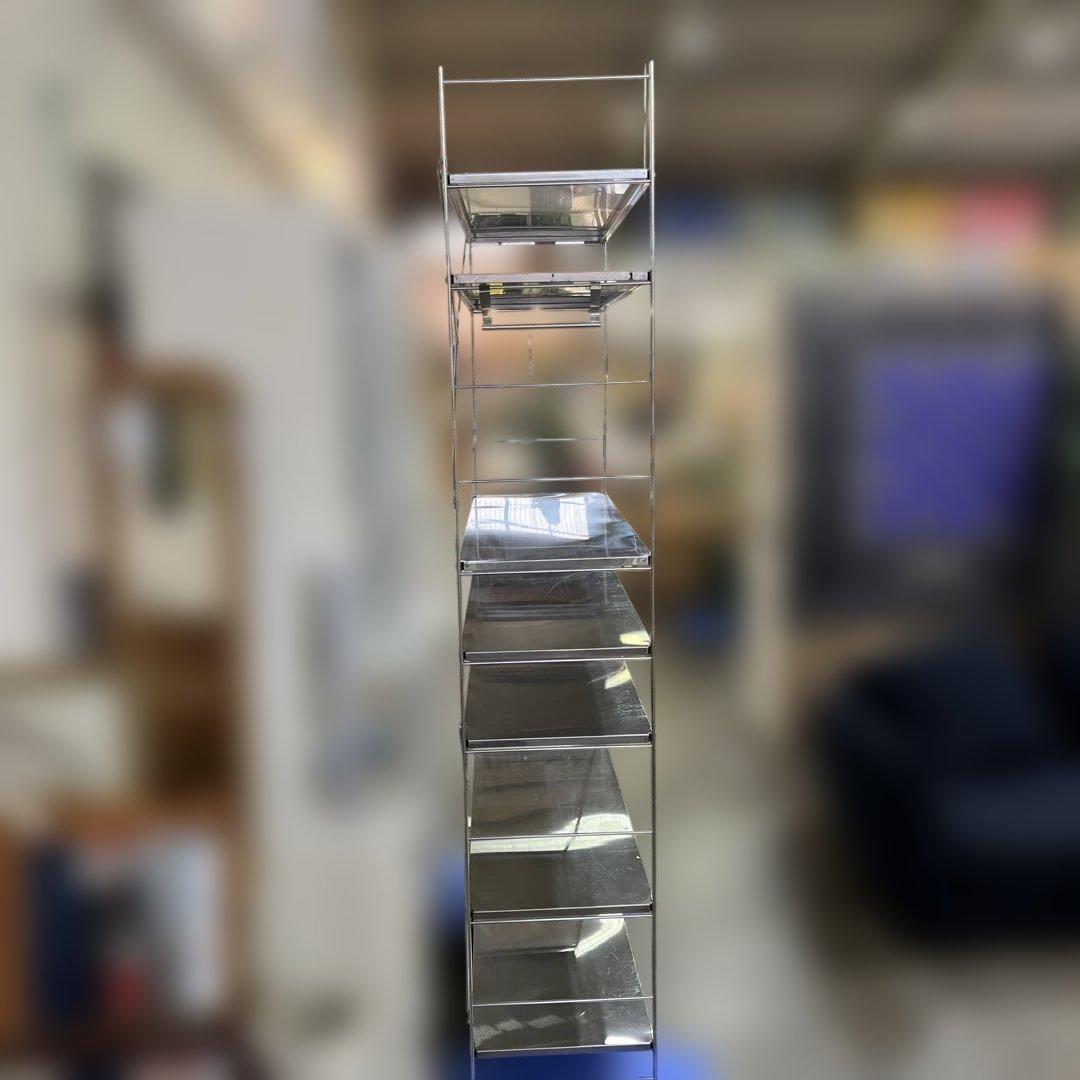 【無印良品】７段ユニットシェルフ◆ステンレス◇程度良好◆