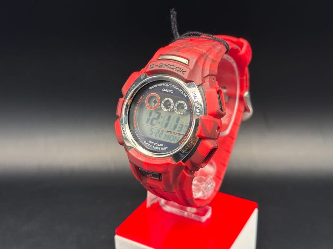 CASIO G-SHOCK GW-300CFJ-4JF 電波ソーラー赤迷彩美品