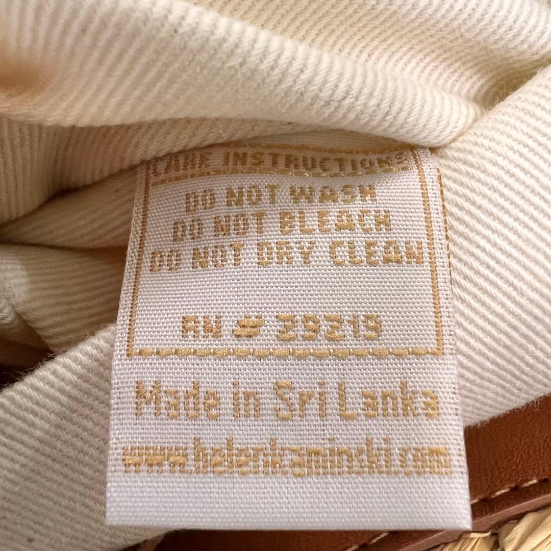 美品！HELEN KAMINSKI かごバッグ 大容量 ベージュ