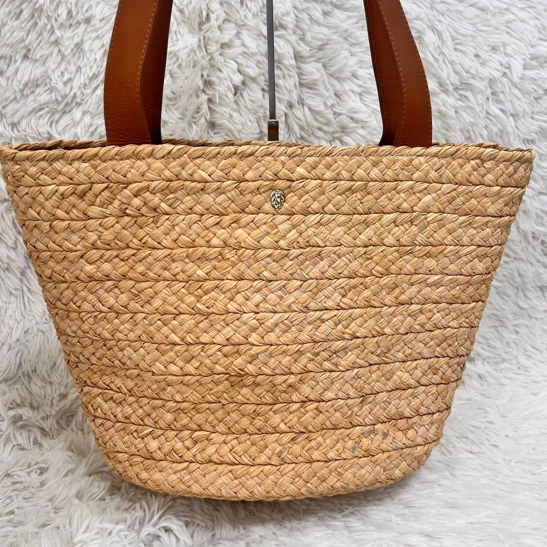 美品！HELEN KAMINSKI かごバッグ 大容量 ベージュ