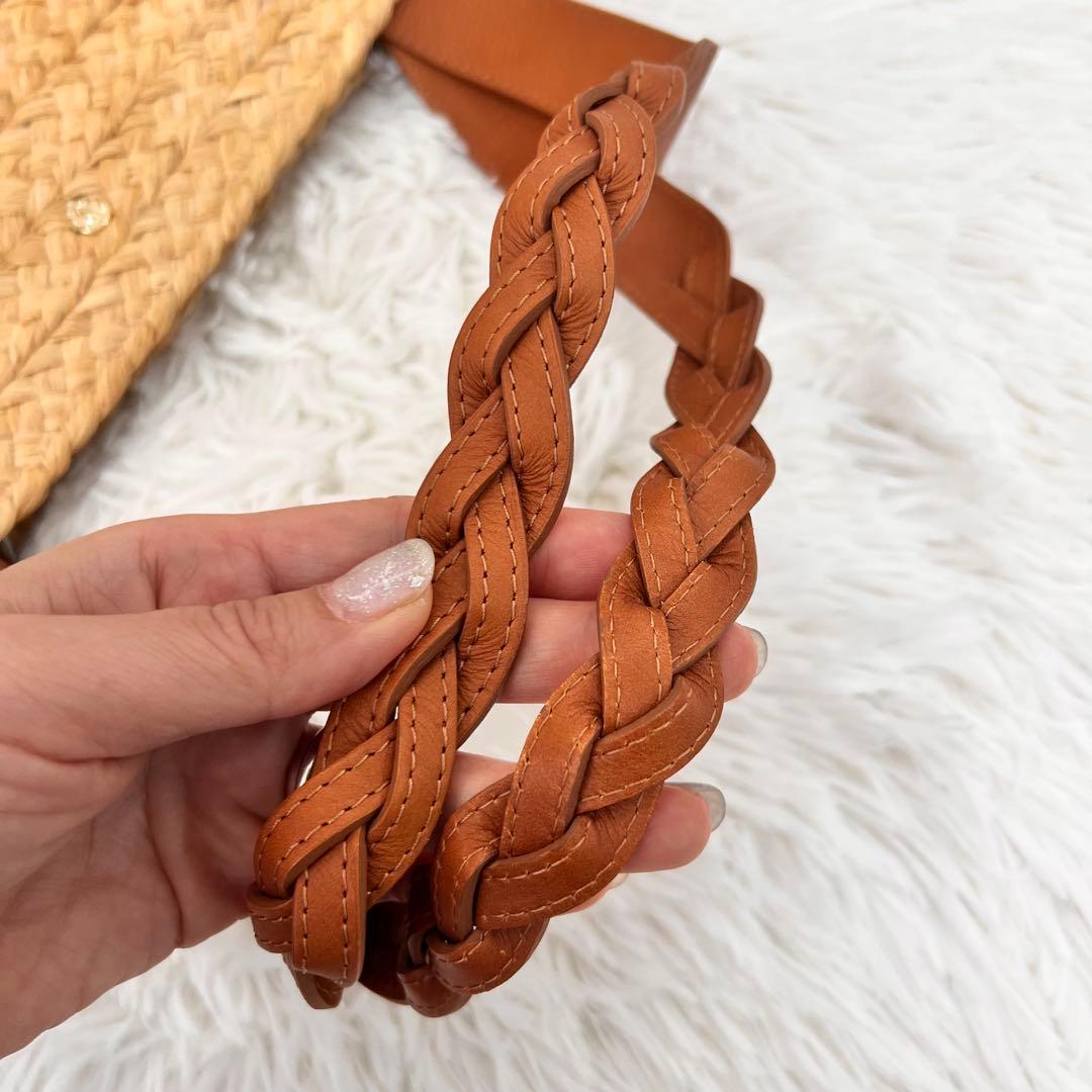 美品！HELEN KAMINSKI かごバッグ 大容量 ベージュ