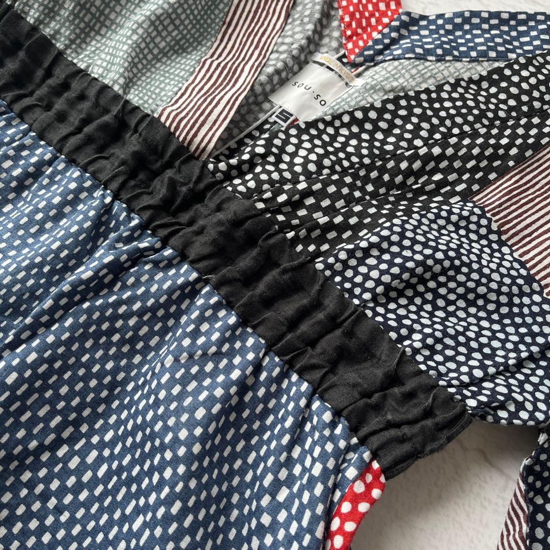 sousou ゆかたみたて 着物 浴衣 ワンピース 麻