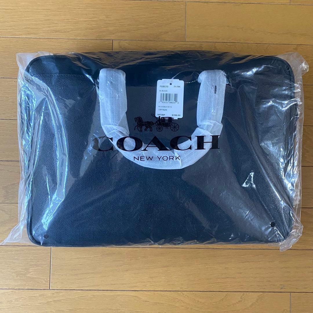 【新品】COACH 2wayブリーフケース ブラック ビジネスバッグ