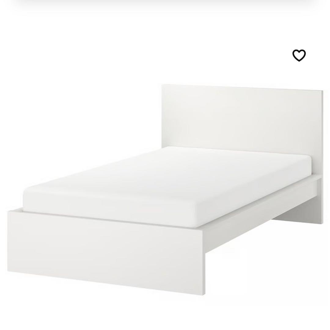 【IKEA】MALM マルベッドフレーム ロンセット120x200 すのこ有。