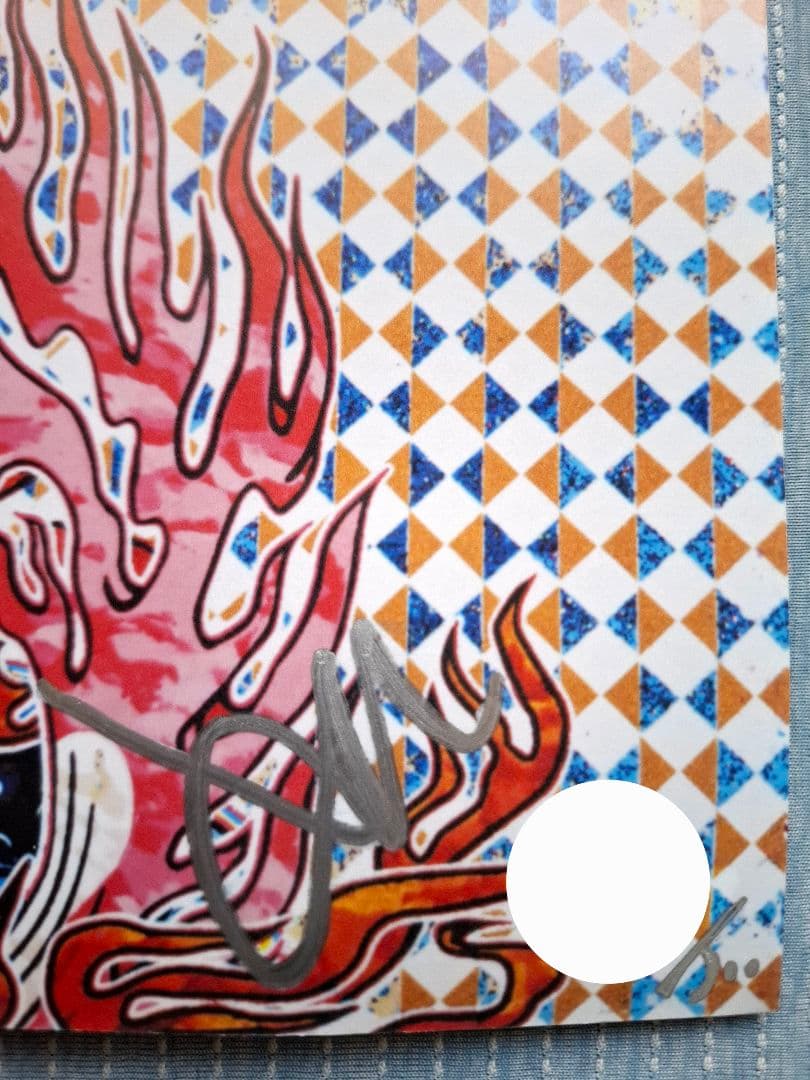 村上隆作品『死の山の業火に座禅する二人の羅漢』