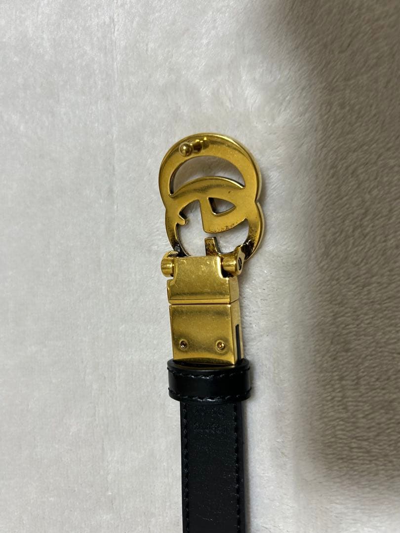 GUCCI グレー ブラック ベルト