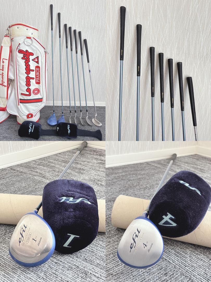 送料無料❗️ミズノ/efil 初心者 レディース ゴルフ クラブセット