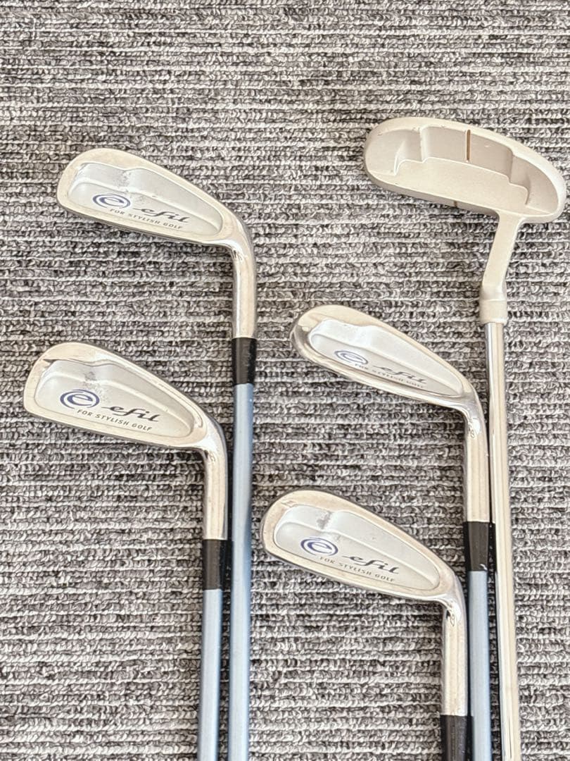 送料無料❗️ミズノ/efil 初心者 レディース ゴルフ クラブセット