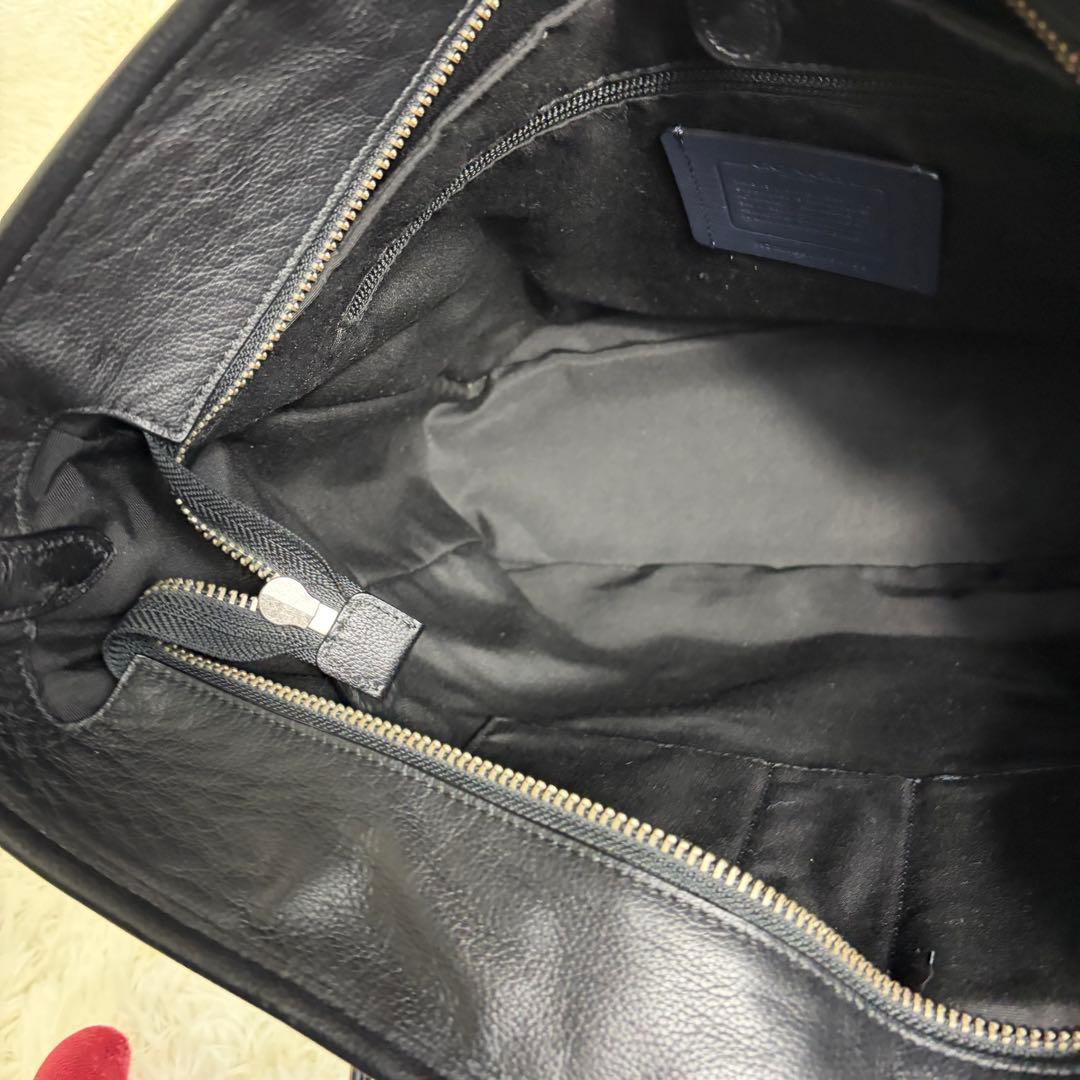 未使用級美品 コーチ メトロポリタン 2way ビジネスバッグ オールレザー