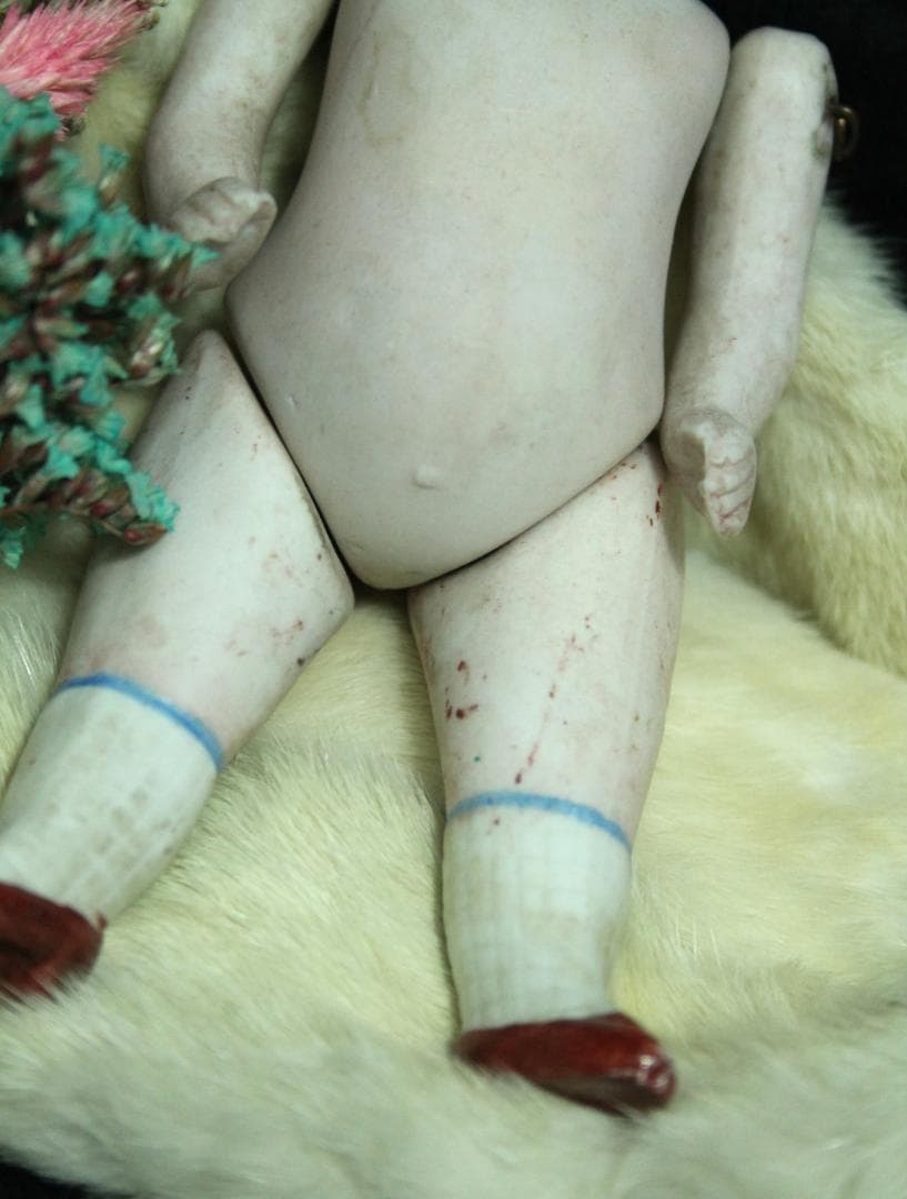 f*f様 ☆オールビスク アンティーク ビスクドール 人形 ドールハウス ミニョ