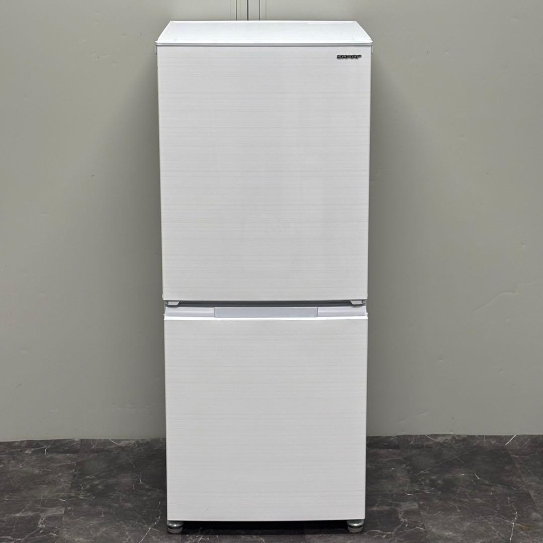 ◯ 送料込！設置対応◎2022SHARP 152L冷凍冷蔵庫 SJ-D15H-W