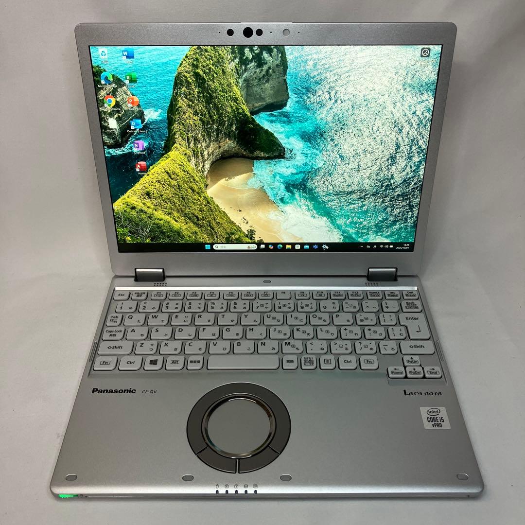 美品 LET'S NOTE QV9 第10世代 i5 16GB 累積 230時間