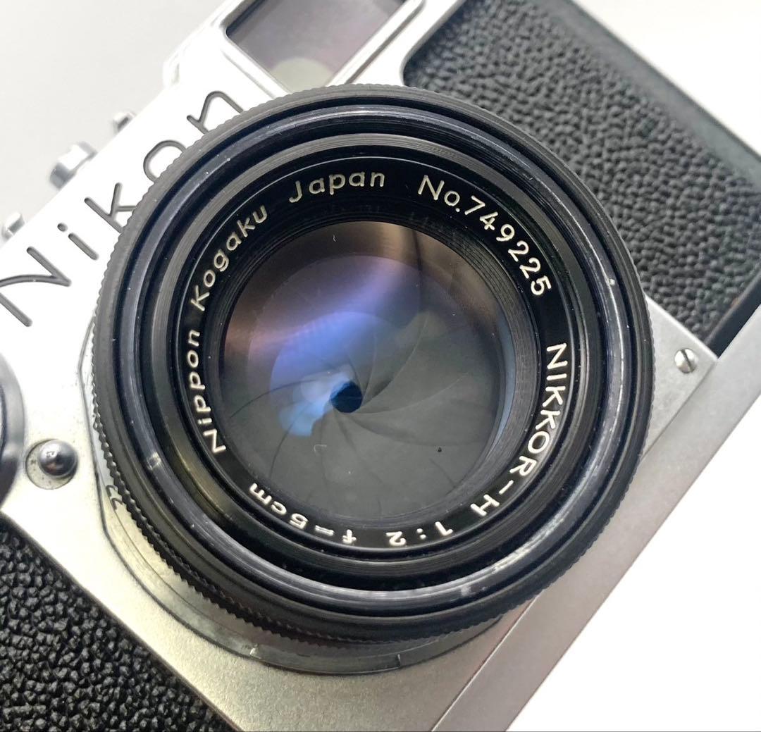 【完動品 美品】Nikon S2 後期 ブラックダイヤル NIKKOR-H F2