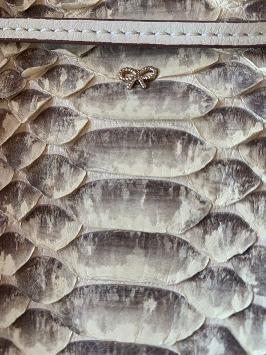 ANYA HINDMARCH パイソン巾着バッグ