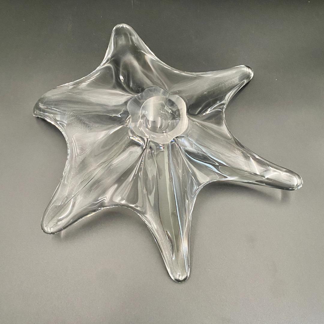 H228 美品 オールド バカラ キャディックス 大型 センターピース