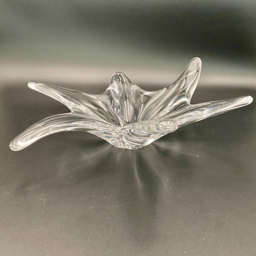 H228 美品 オールド バカラ キャディックス 大型 センターピース