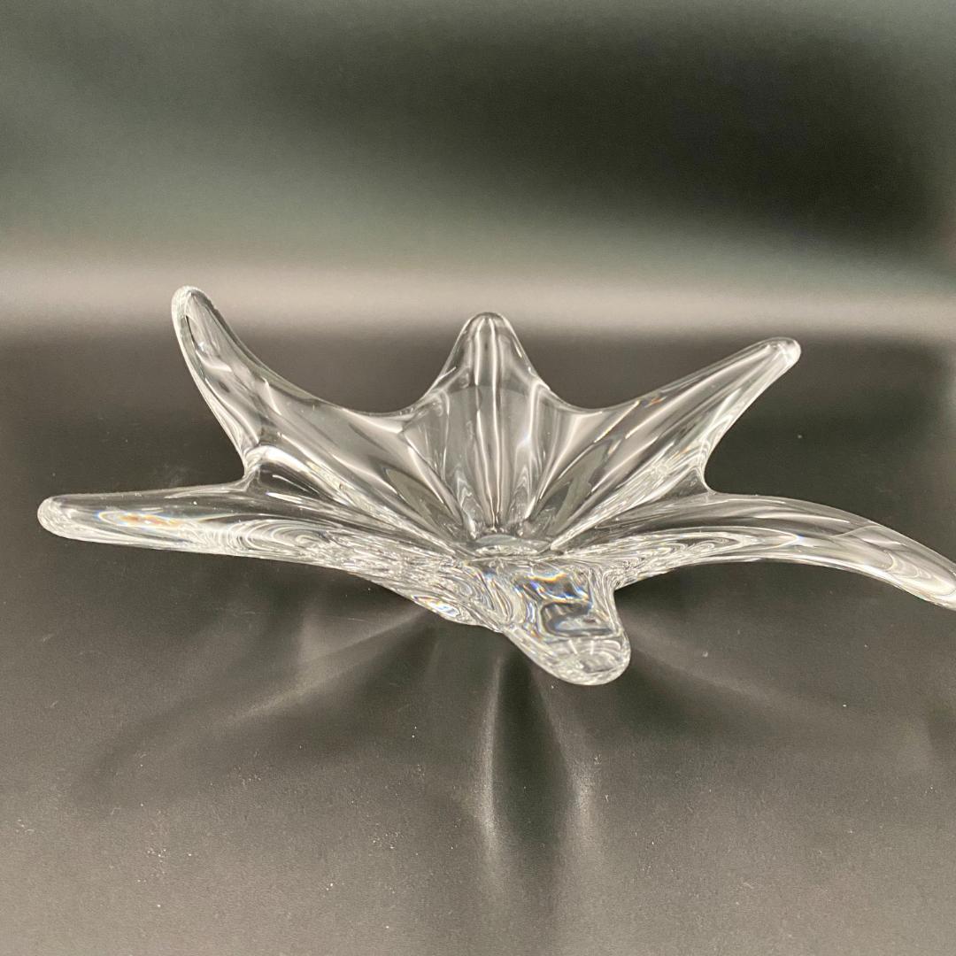 H228 美品 オールド バカラ キャディックス 大型 センターピース