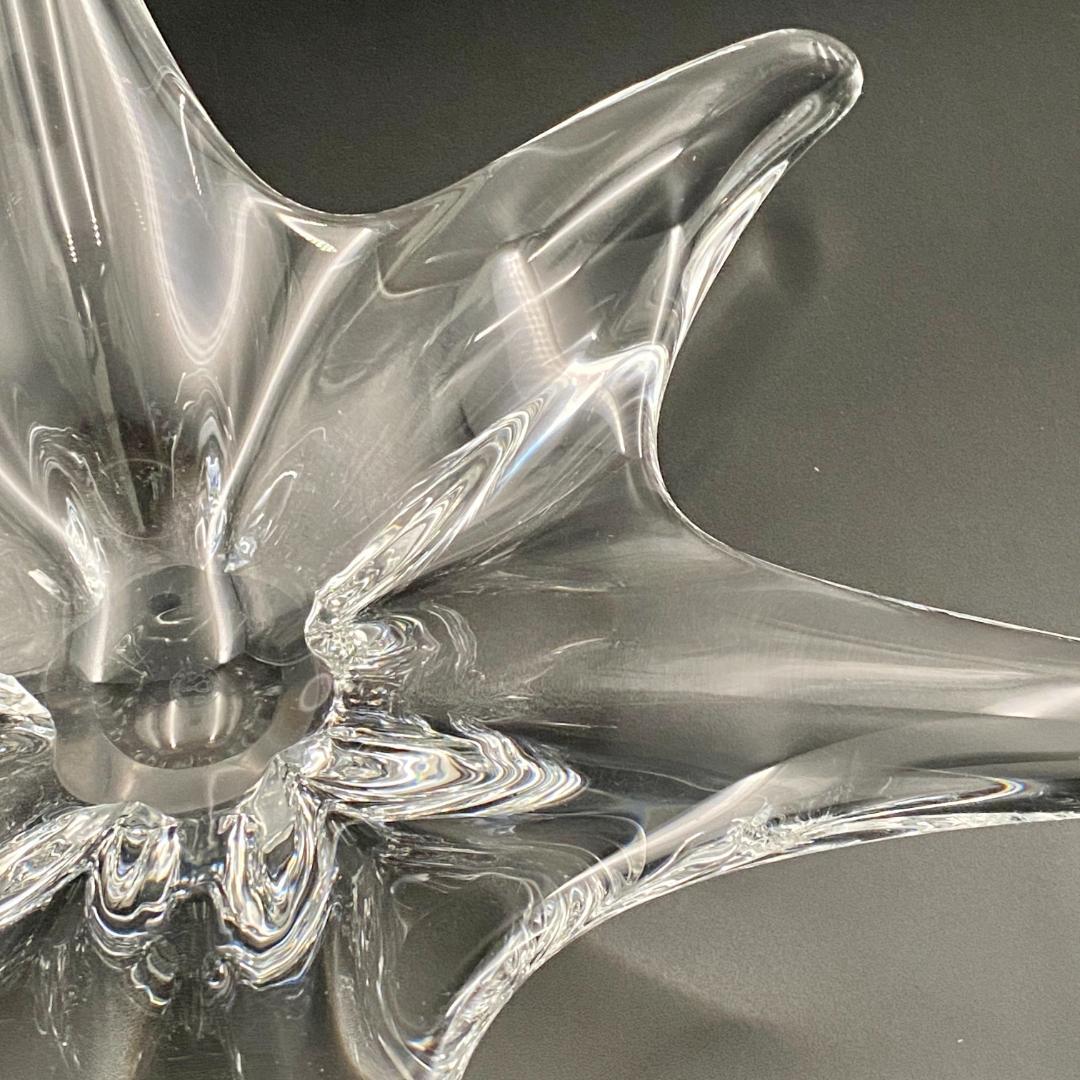 H228 美品 オールド バカラ キャディックス 大型 センターピース