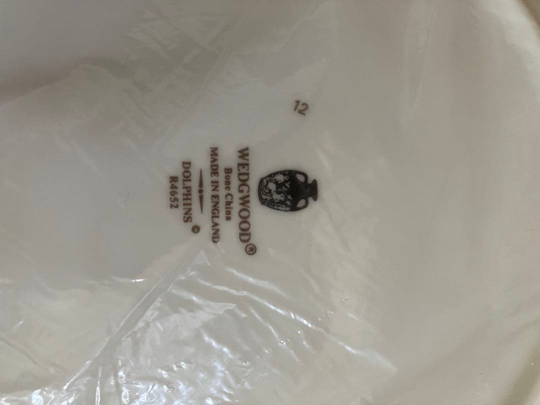 ウェッジウッド ドルフィンホワイト　 プレート　６枚