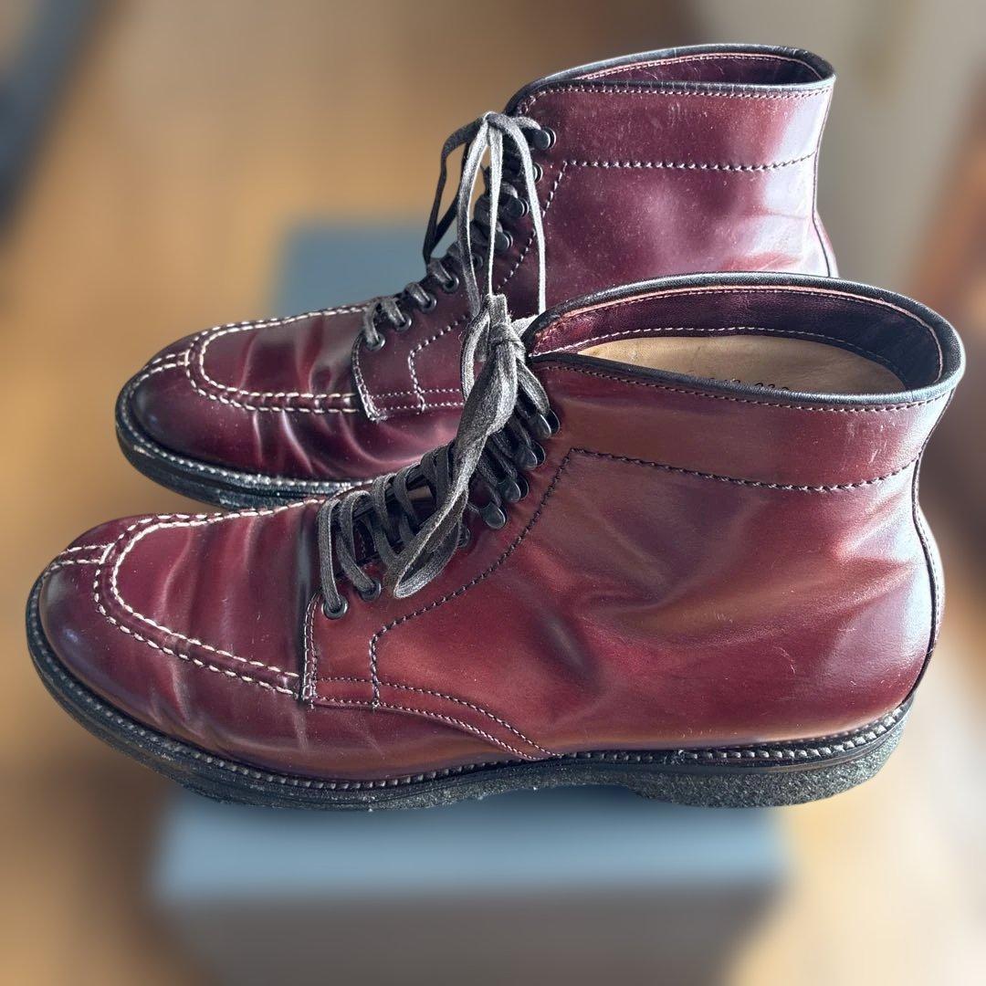 Aldenオールデン4540H タンカーブーツ　コードバン　バーガンディー8Ｄ
