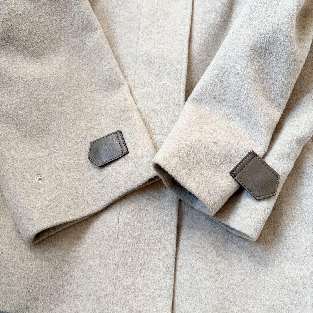 最高級 アンゴラウール Ａラインショートコート K.T キヨコ タカセ ベージュ