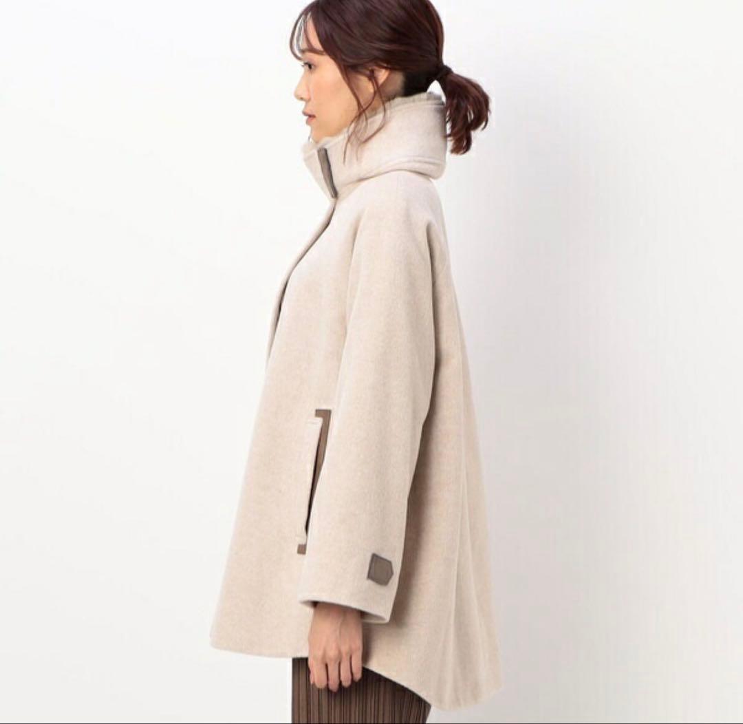 最高級 アンゴラウール Ａラインショートコート K.T キヨコ タカセ ベージュ