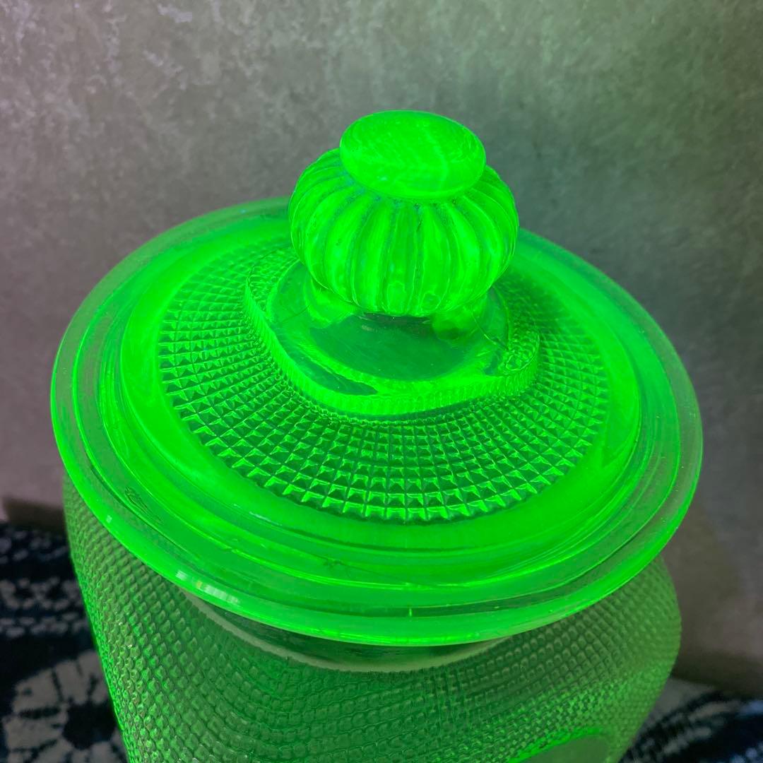 ウランガラス　硝子　瓶　特大