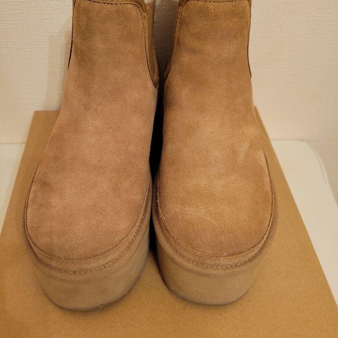 UGG プラットフォームブーツ チェスナット　厚底　6