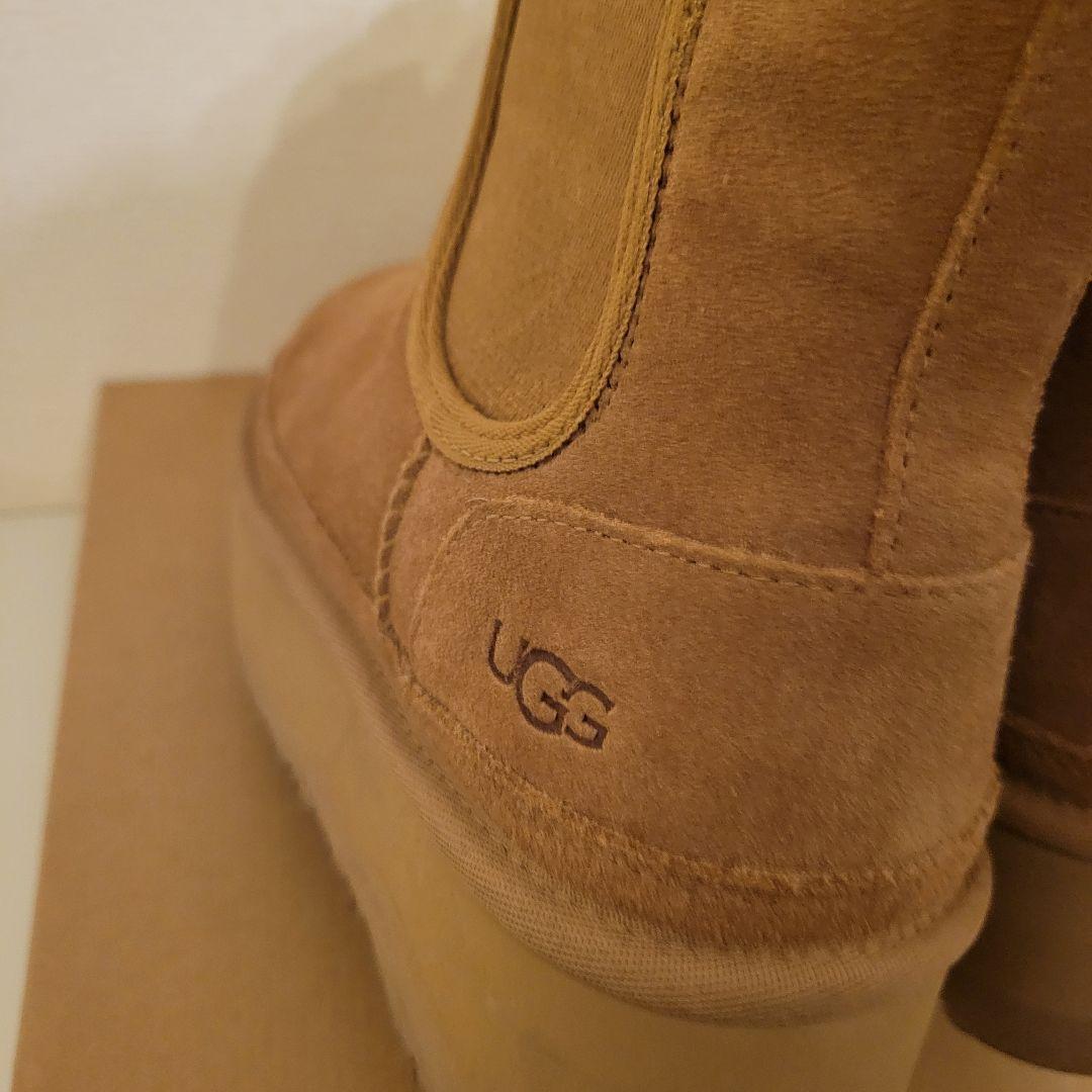 UGG プラットフォームブーツ チェスナット　厚底　6