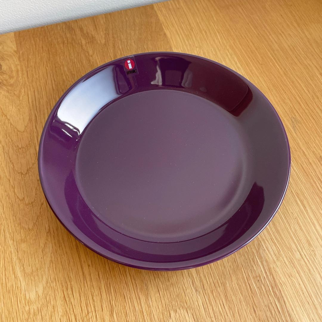 新品 廃盤  ダークライラック プレート 17cm ティーマ