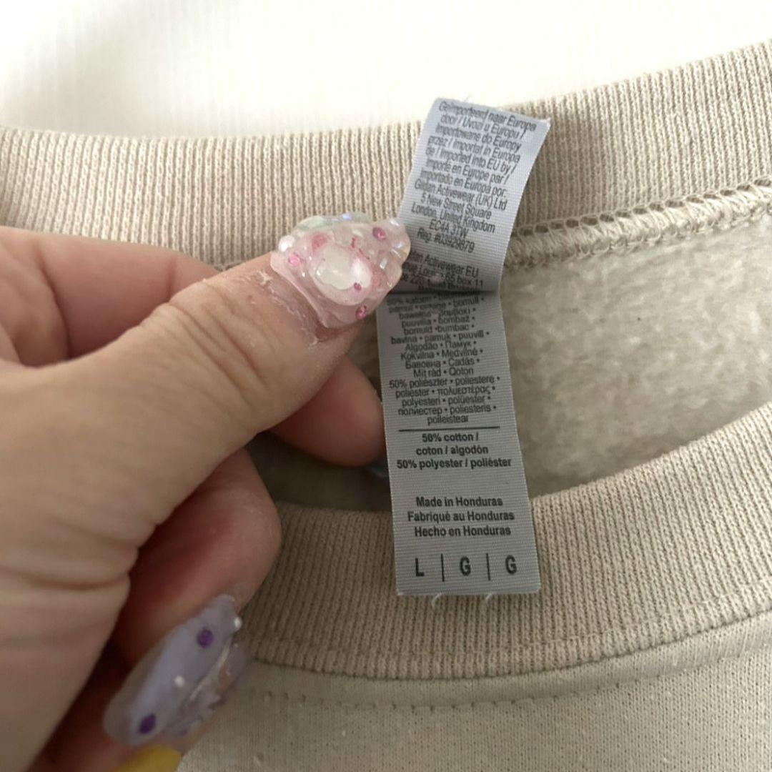 3点ギルダン FESTIVE スウェット トレーナー L ベージュ 古着