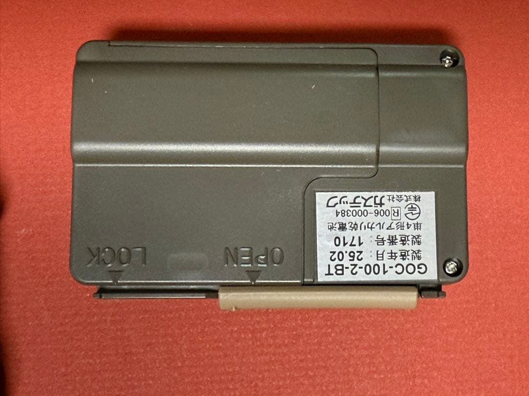 Bluetooth 装着形酸素・一酸化炭素検知警報器　GOC-100-2-BT