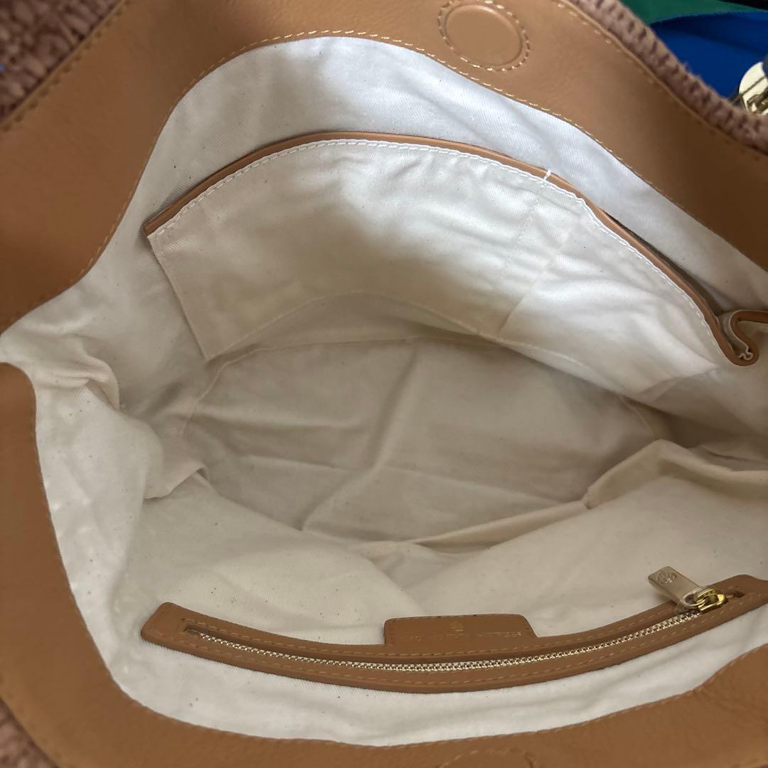 のんのん HELEN KAMINSKI ベージュ かごバッグ