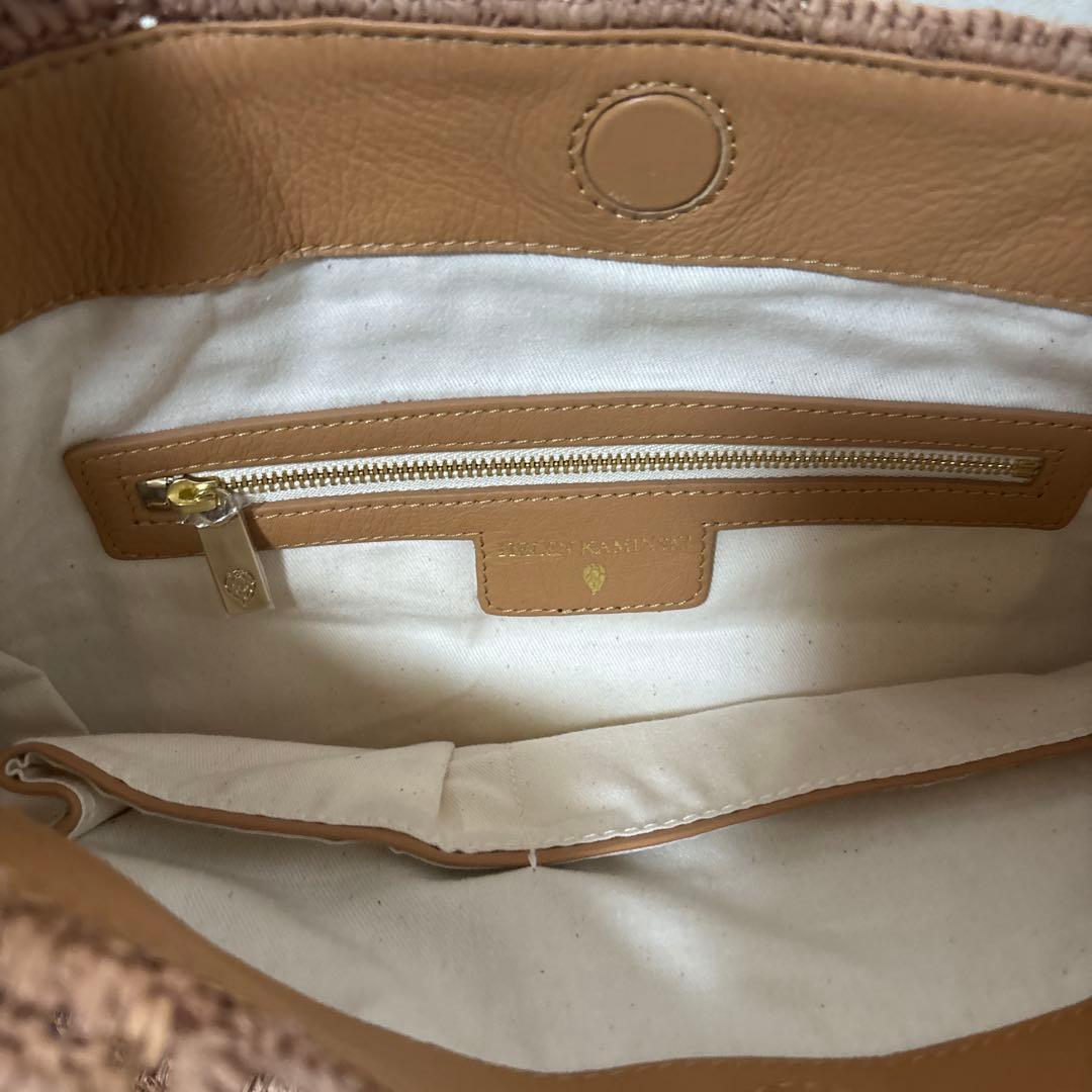 のんのん HELEN KAMINSKI ベージュ かごバッグ