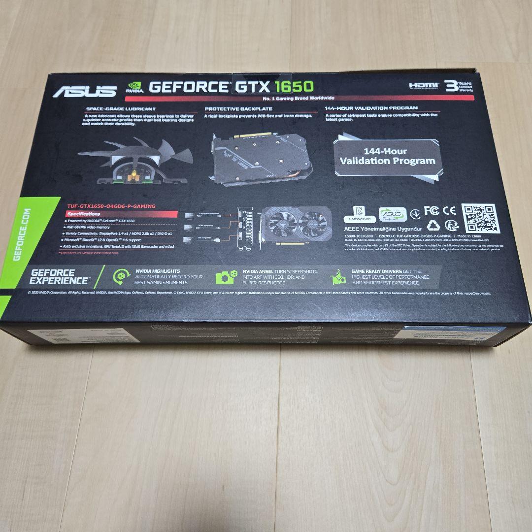 グラフィックボード・グラボ・ビデオカード ASUS TUF Gaming GeForce GTX 1650 OC 4GB