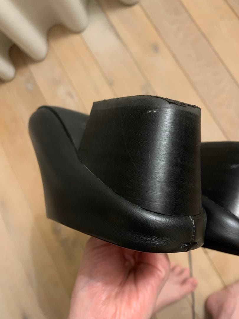 todayful★25AW Square Leather Sabot★37