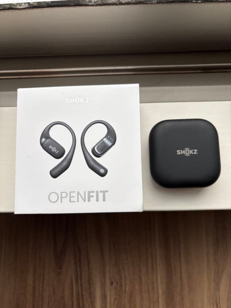 【アルコール消毒済】SHOKZ OPENFIT ブラック shockz