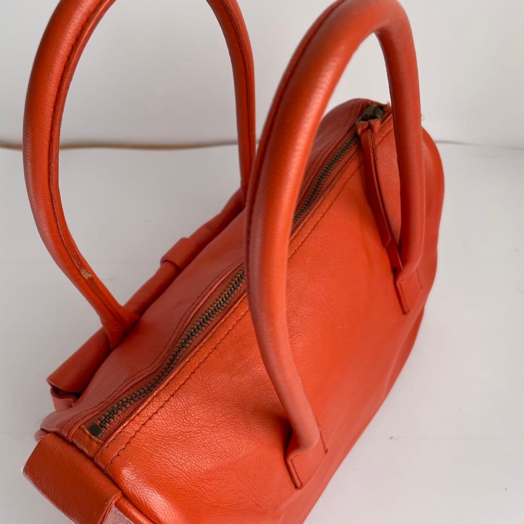 ✨極美品✨　MIUMIU ハンドバッグ　レザー　アーカイブ　オレンジ　y2k