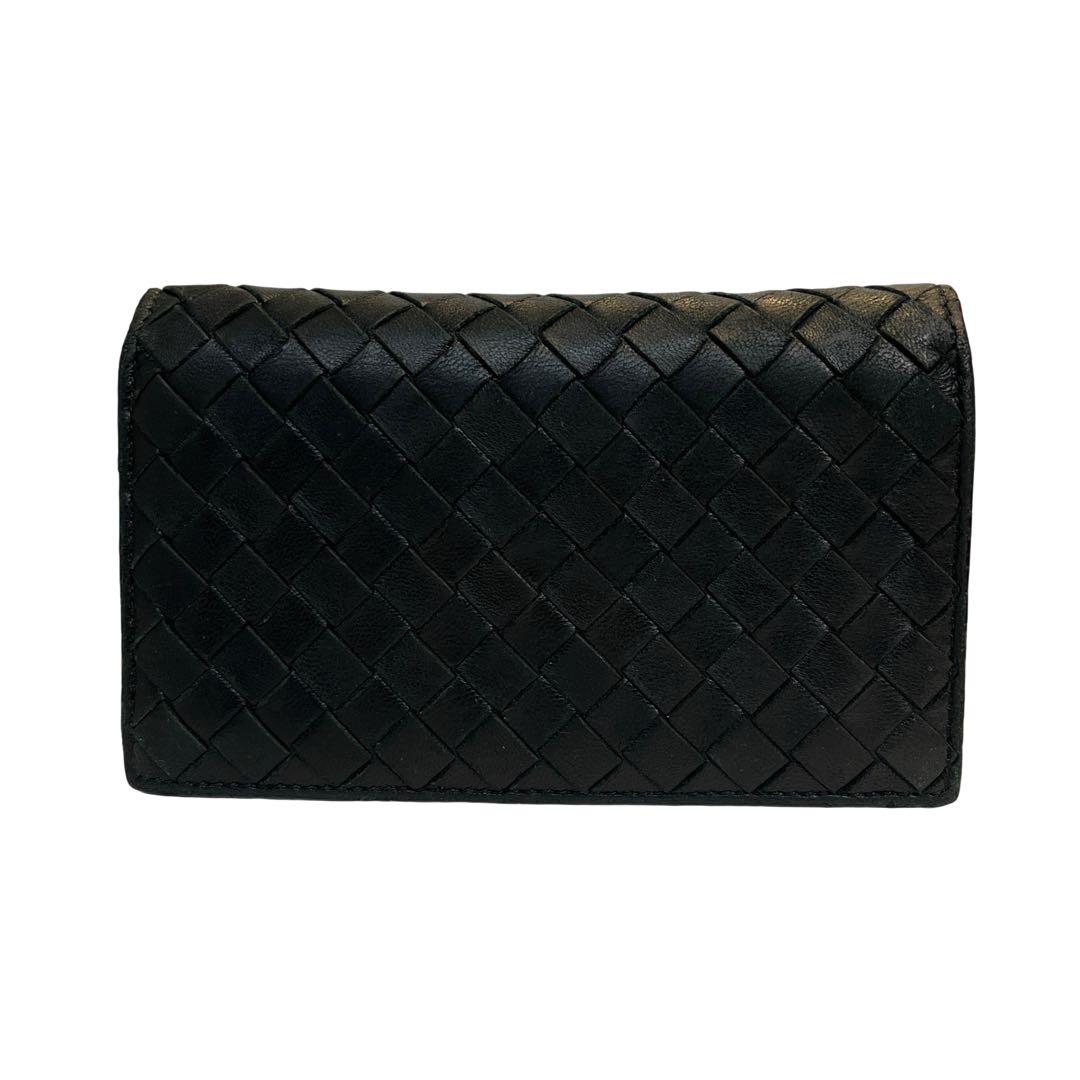 レアタイプ✨ボッテガヴェネタ カードケース 名刺入れ イントレチャート 黒