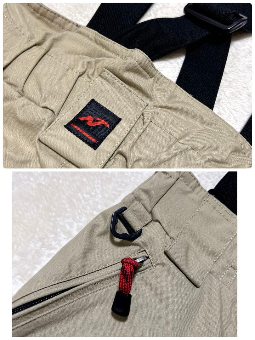 未使用　NORDICA　スキー　スノボ　パンツ　M サスペンダー ベルト付き