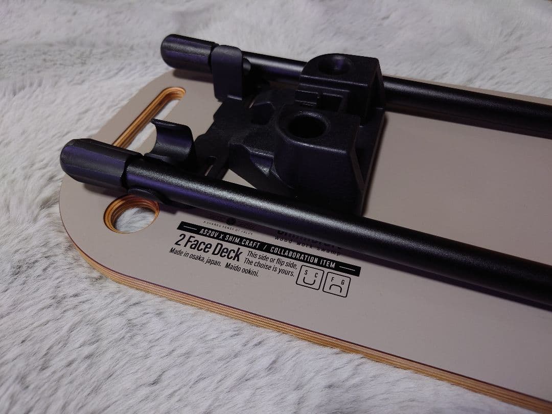 Shim.craft×AS2OV 別注 2FaceDeck BLACK/GREY