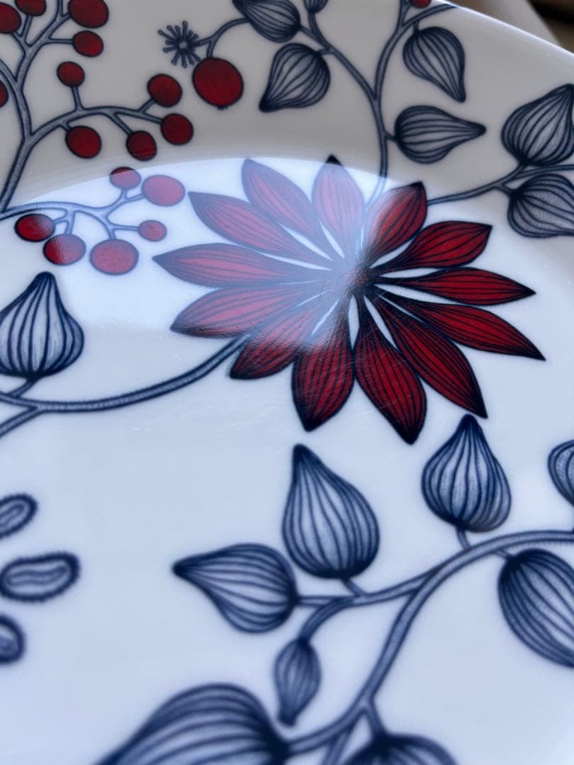 ARABIA runo フロストベリー オーバル 25cm 2枚セット