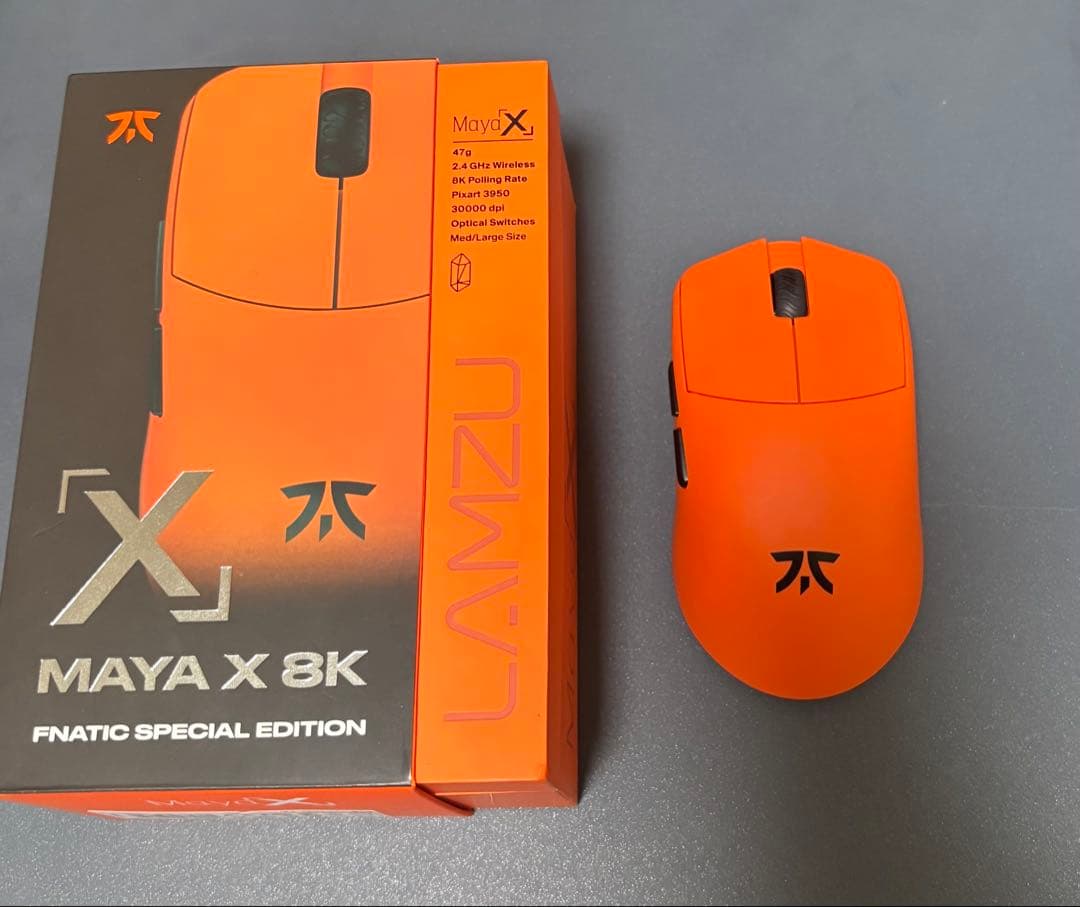 マウス・トラックボール Lamzu MAYA X 8K FNATIC SPECIAL EDITION