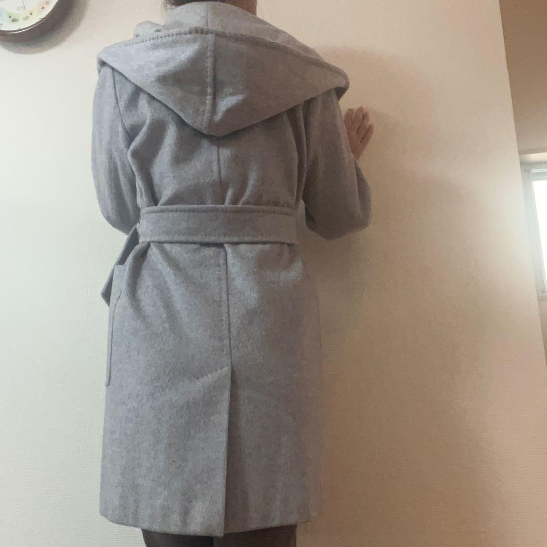 MaxMara カシミヤコートベルト付き