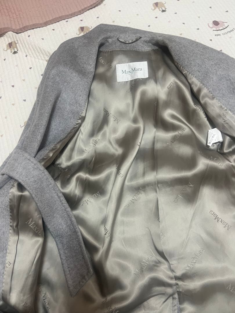 MaxMara カシミヤコートベルト付き