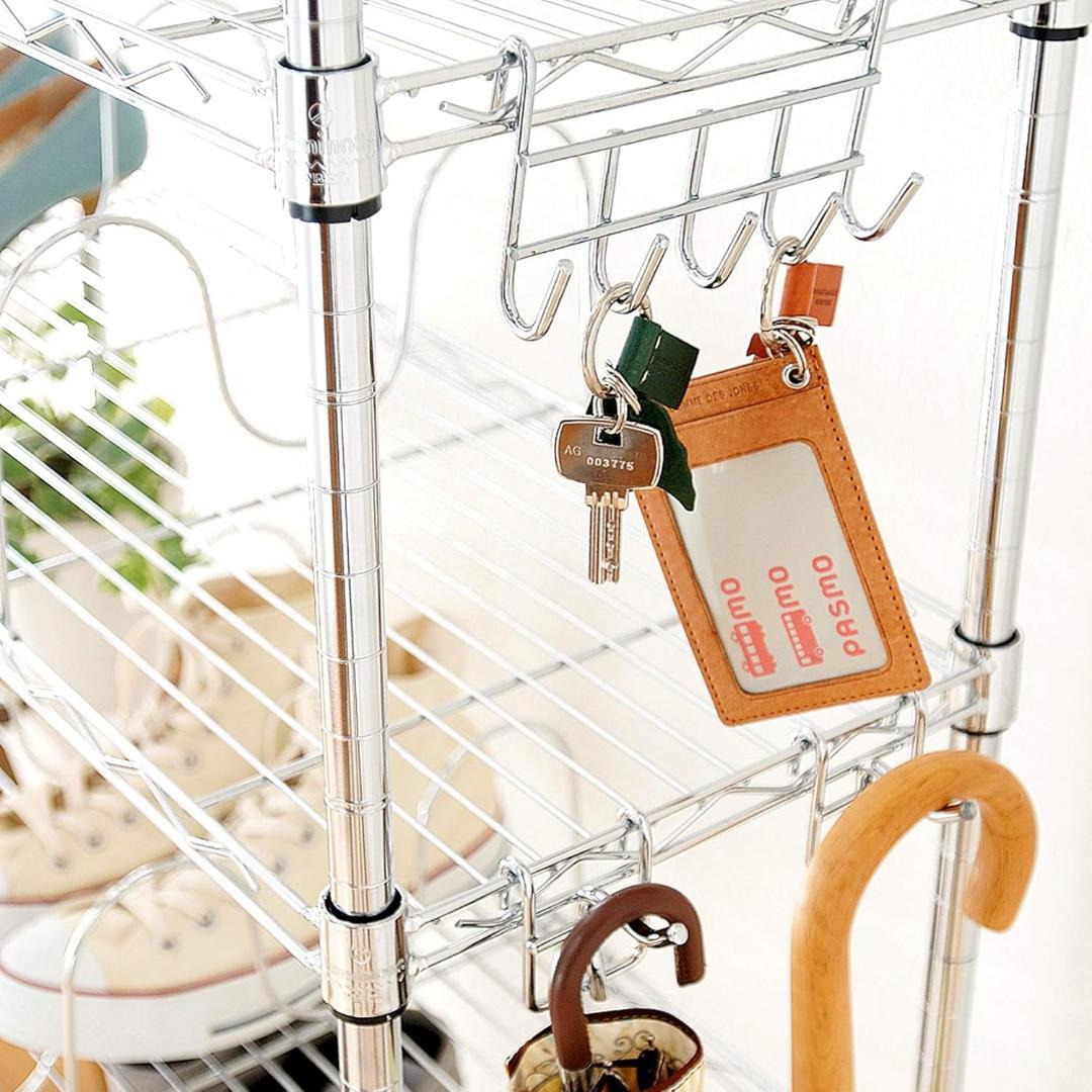 ドウシシャ ルミナス スリム ラック スチールラック MH7618-5A