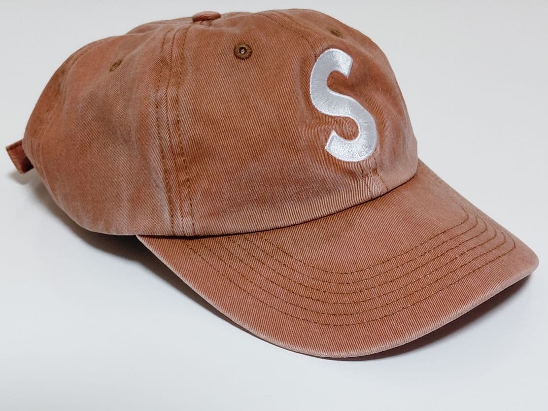 Supreme　Pigment　Print　S Logo　6-Panel　Tan