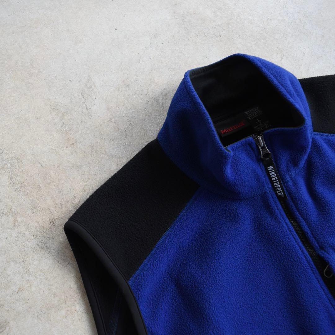 90s Marmot マーモット フリースベスト WINDSTOPPER レアL